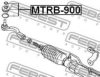 MITSUBISHI 4422A001 Repair Kit, tie rod end